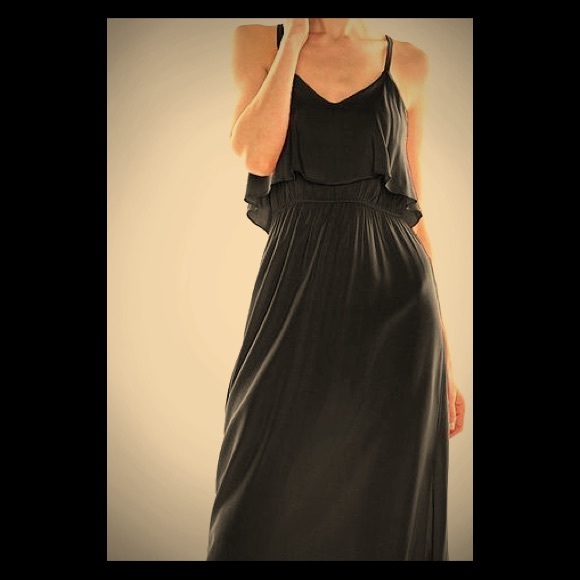 LC Lauren Conrad Black Maxi Dress