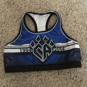 Cheer athletics sports bra