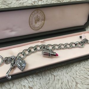 Juicy Couture Silver Charm Bracelet