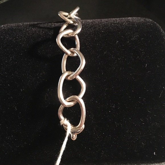 Beautiful Sterling Silver Link Bracelet - Picture 2 of 4