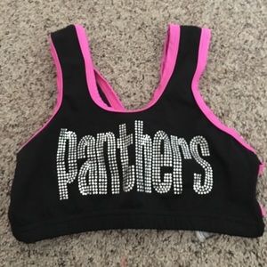 Panthers sports bra