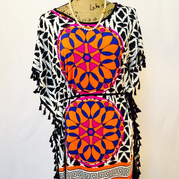 MAGIC | Geometric Tassel Festival Dress | M