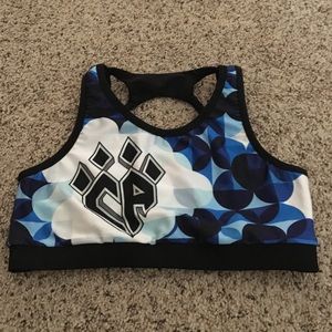 Cheer athletics sports bra