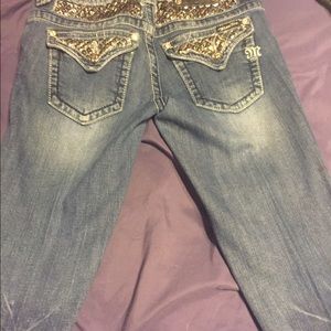 Like new studded miss me's