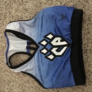 Cheer athletics sports bra