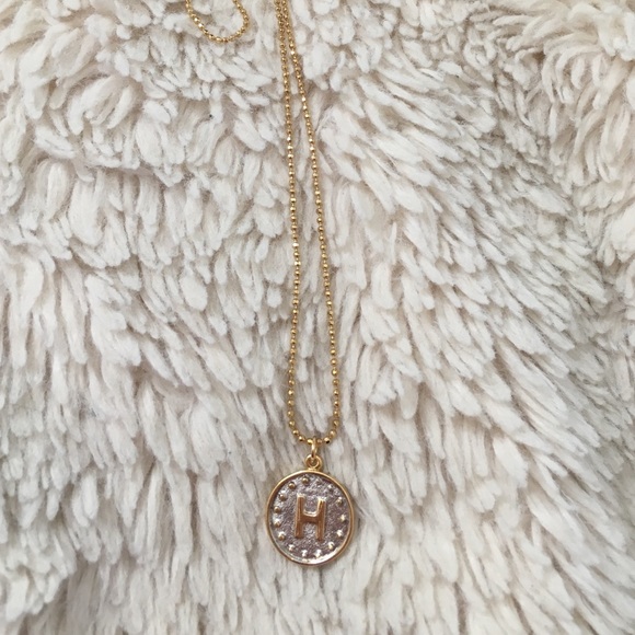 Gold "Letter H" Necklace