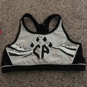 Cheer athletics sports bra
