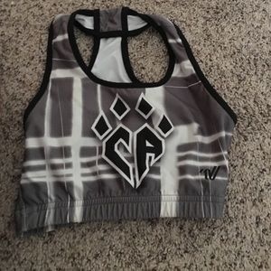 Cheer athletics sports bra