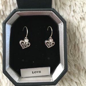 Diamond Heart Earrings