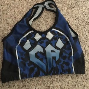 Cheer athletics sports bra