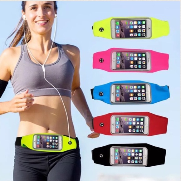 Sport waist bag Iphone 6 / 6plus Blue color
