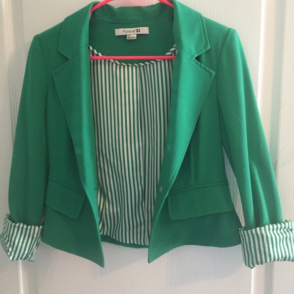 Green Forever 21 blazer