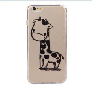 Giraffe silicone iPhone 6/6s phone case