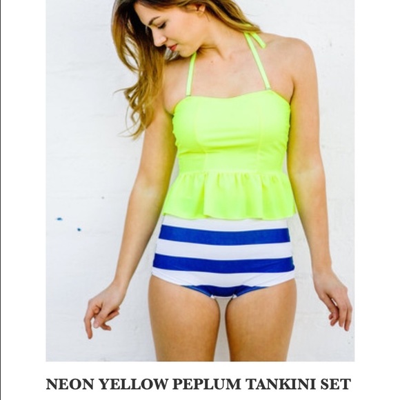Peplum Tankini set