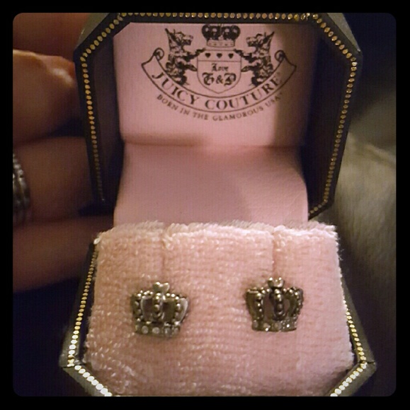 Vintage Juicy Couture Crown Earrings