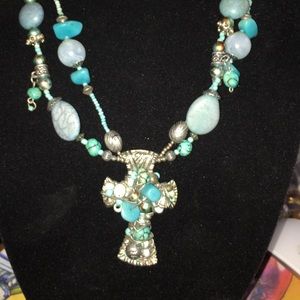 Super cute cross necklace 💠💠💠