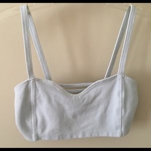 Brandy Melville Light Blue Chiyo Top