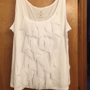 New York & Company ruffled tank