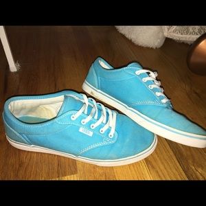 Neon blue Vans