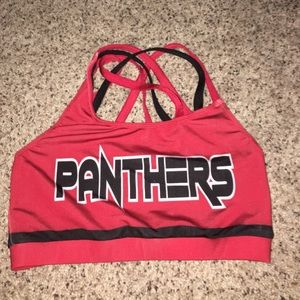 Panthers sports bra