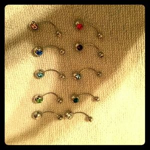 10 18 g belly button rings
