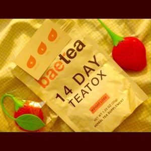 Beatea 14 day teatox & 2 strawberry tea filters