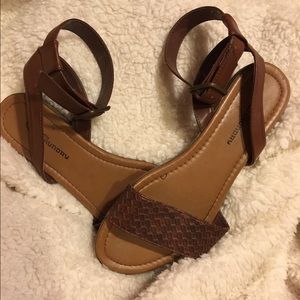 Brown sandles