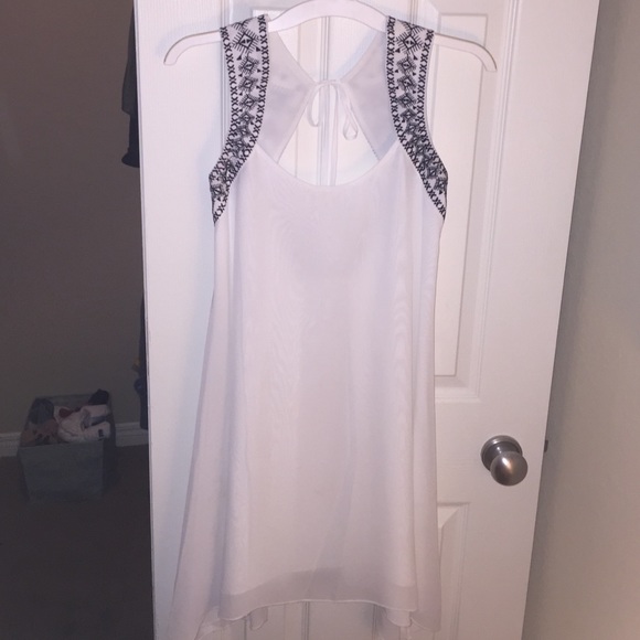 White BCBG dress
