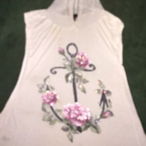 White tank top