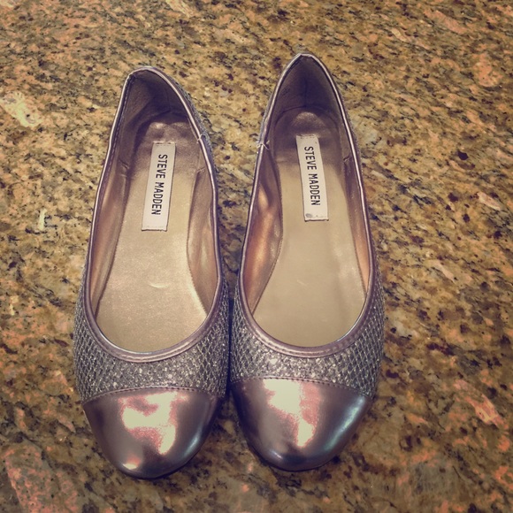 Steve Madden sparkly flats