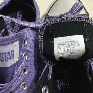 Beautiful purple converse