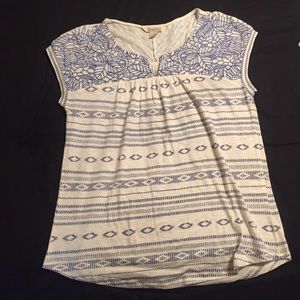 Lucky blue patterned shirt