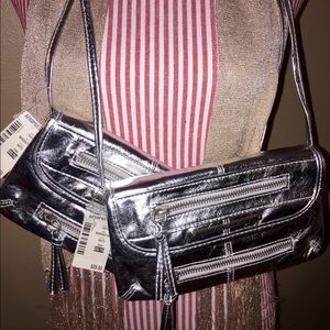 SOLD!!   Aeropostale Silver Crossbody