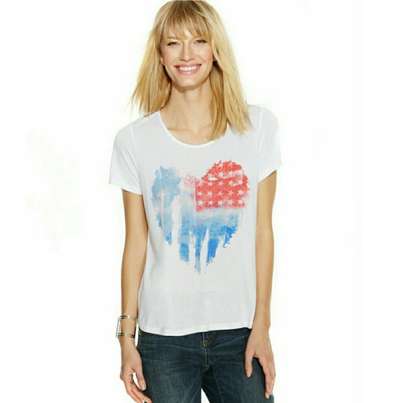 INC International Concepts Plus Size Flag-Print He