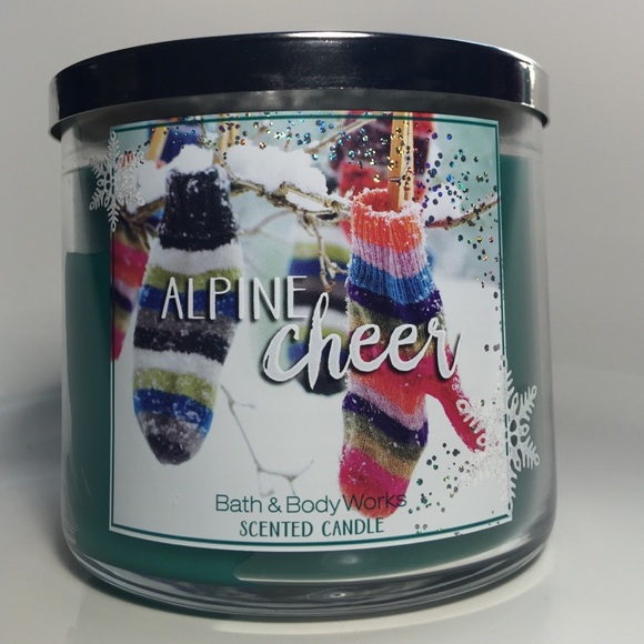 Bath & Body Works: Alpine Cheer 3-wick candle