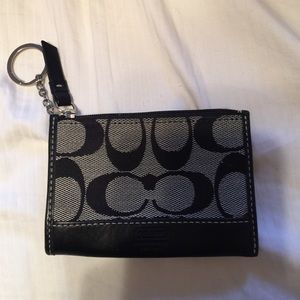 NEW Black Coach Change Pouch