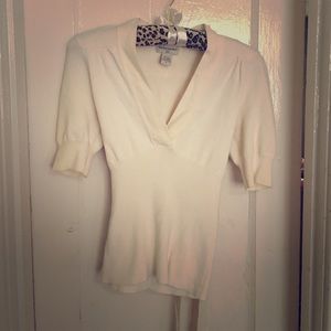 Banana Republic sweater tie back