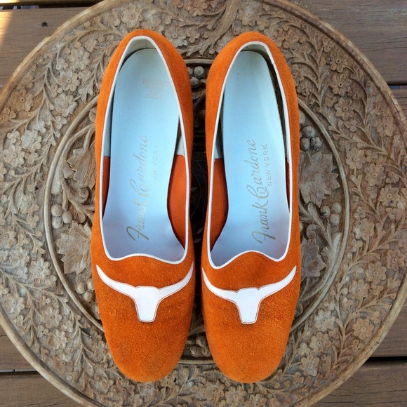 Vintage Suede Longhorn Flats 1950s 1960s