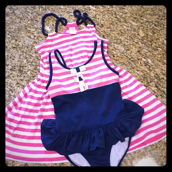 Gymboree swim suit and coverup