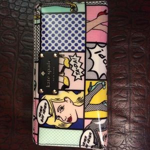 kate spade comic Lacey wallet
