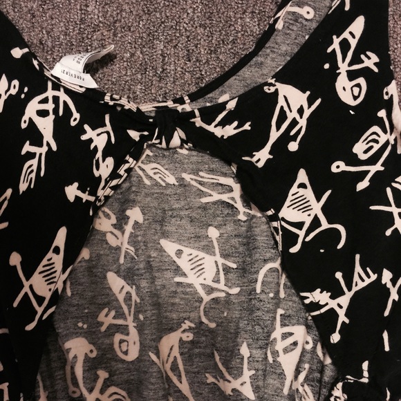 Forever 21 Sz L Black & white romper - Picture 3 of 3