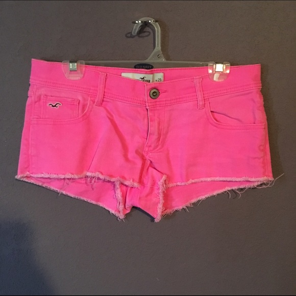 Hollister Fluoro Neon Pink Shorts