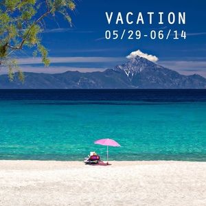 Away on vacation