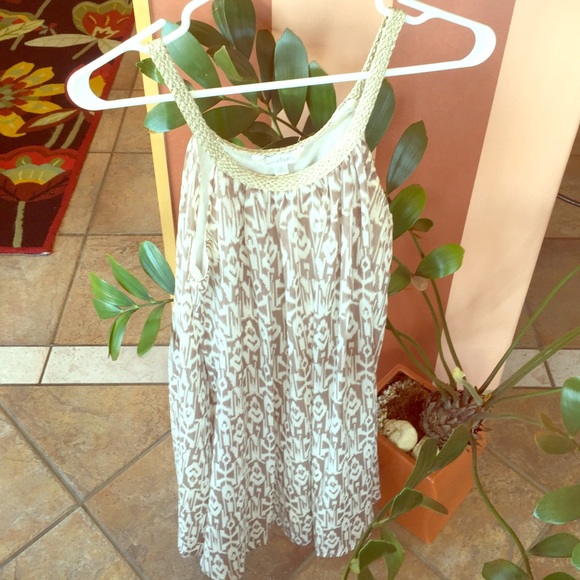 Taupe Swingy Dress