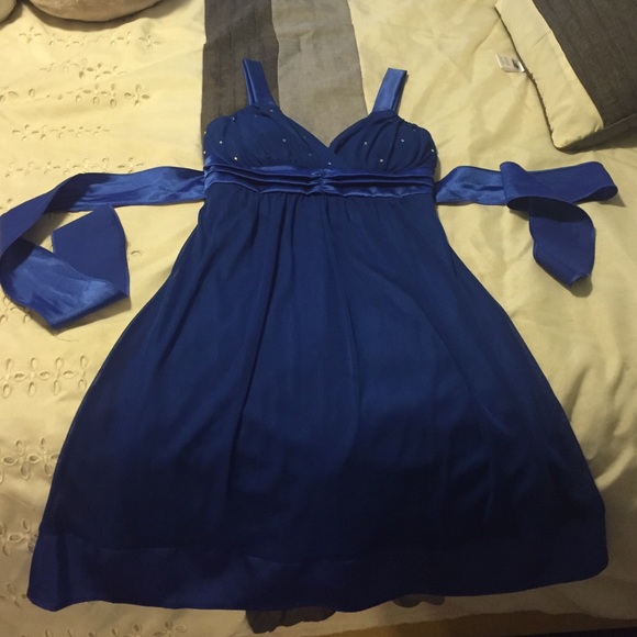 Blue formal dress