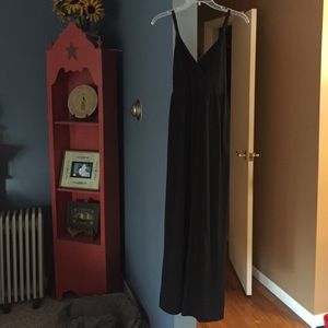Black maxi dress
