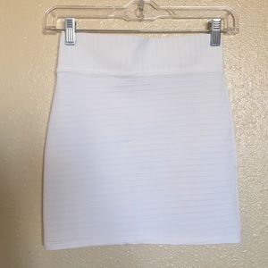 White Bodycon Skirt