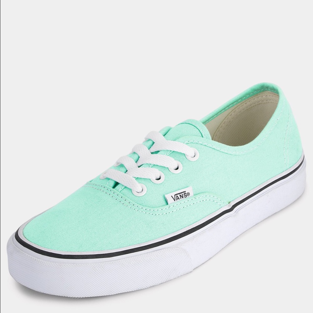Mint green vans !