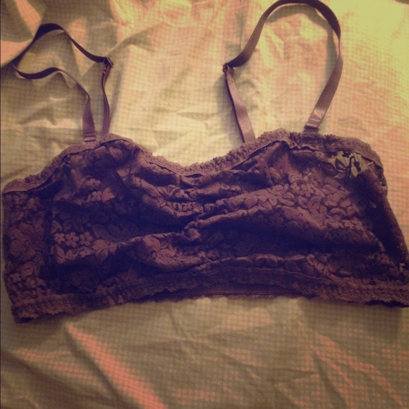 Torrid Grey lace bralette