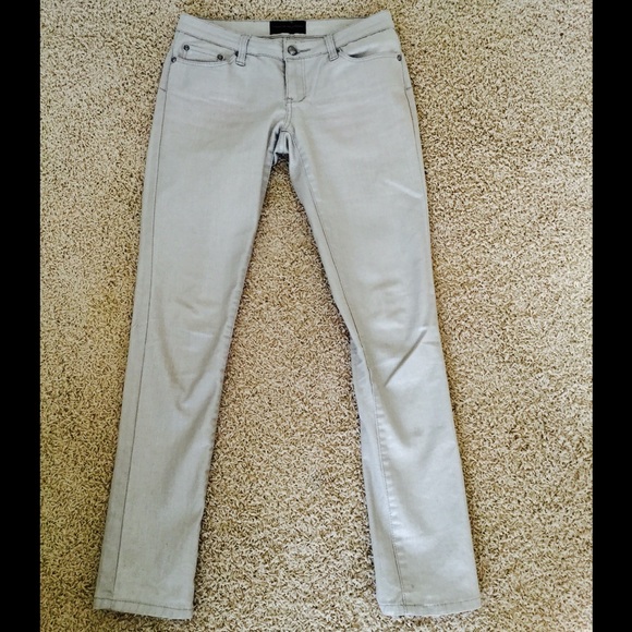 Chinese Laundry metallic silver skinny jeans - Picture 1 of 4